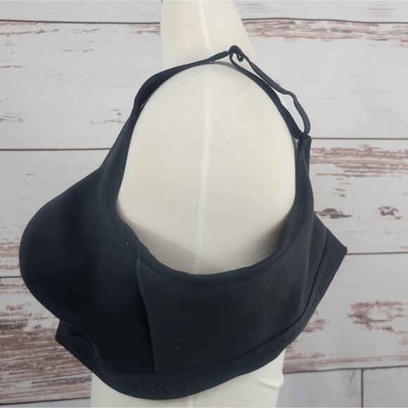 Cacique Unlined Full Coverage No Wire Bras Set of 3 Black Grey Size 46C - Picture 3 of 16